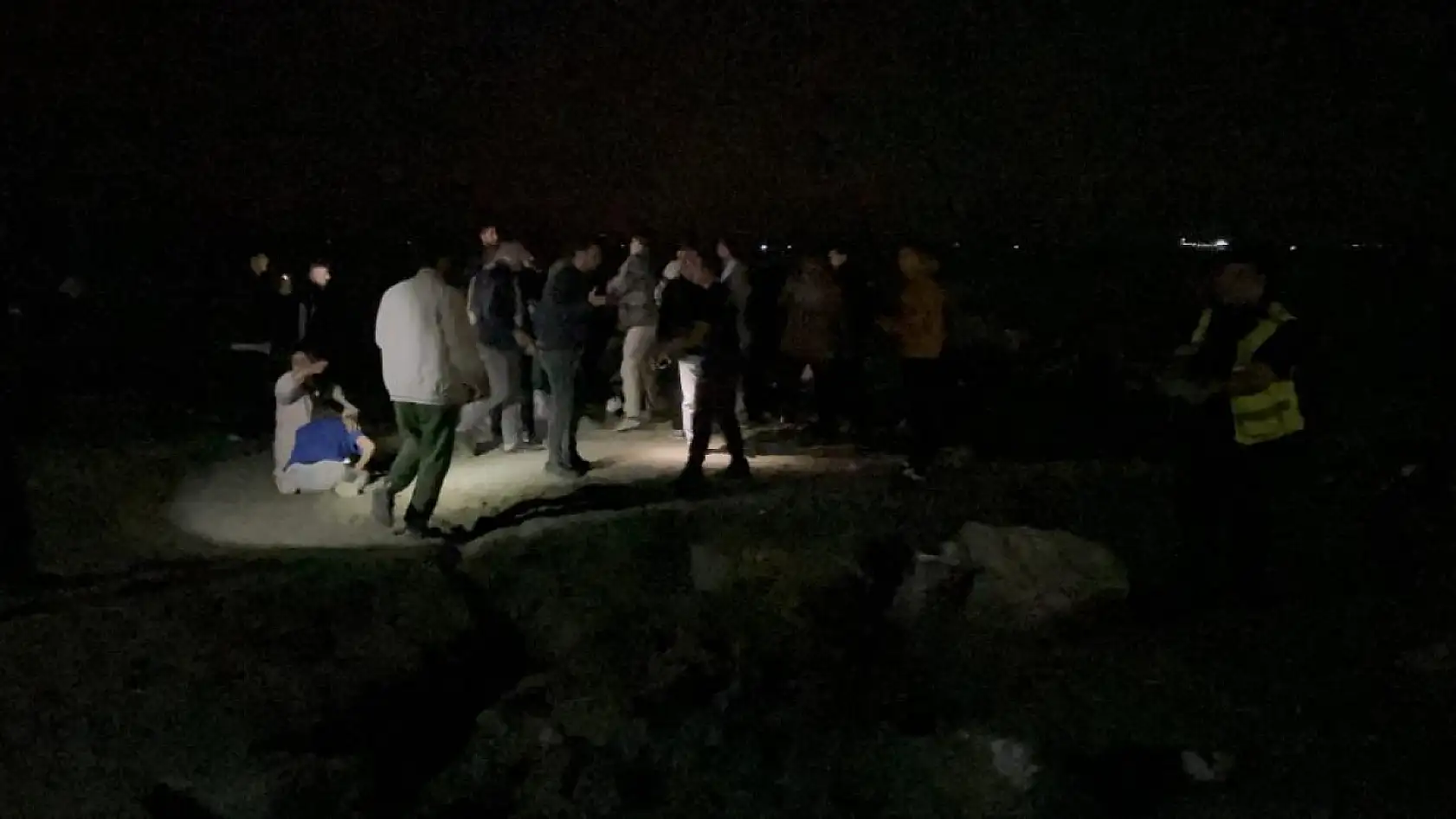 Balık tuttum diye sevinirken canından oldu