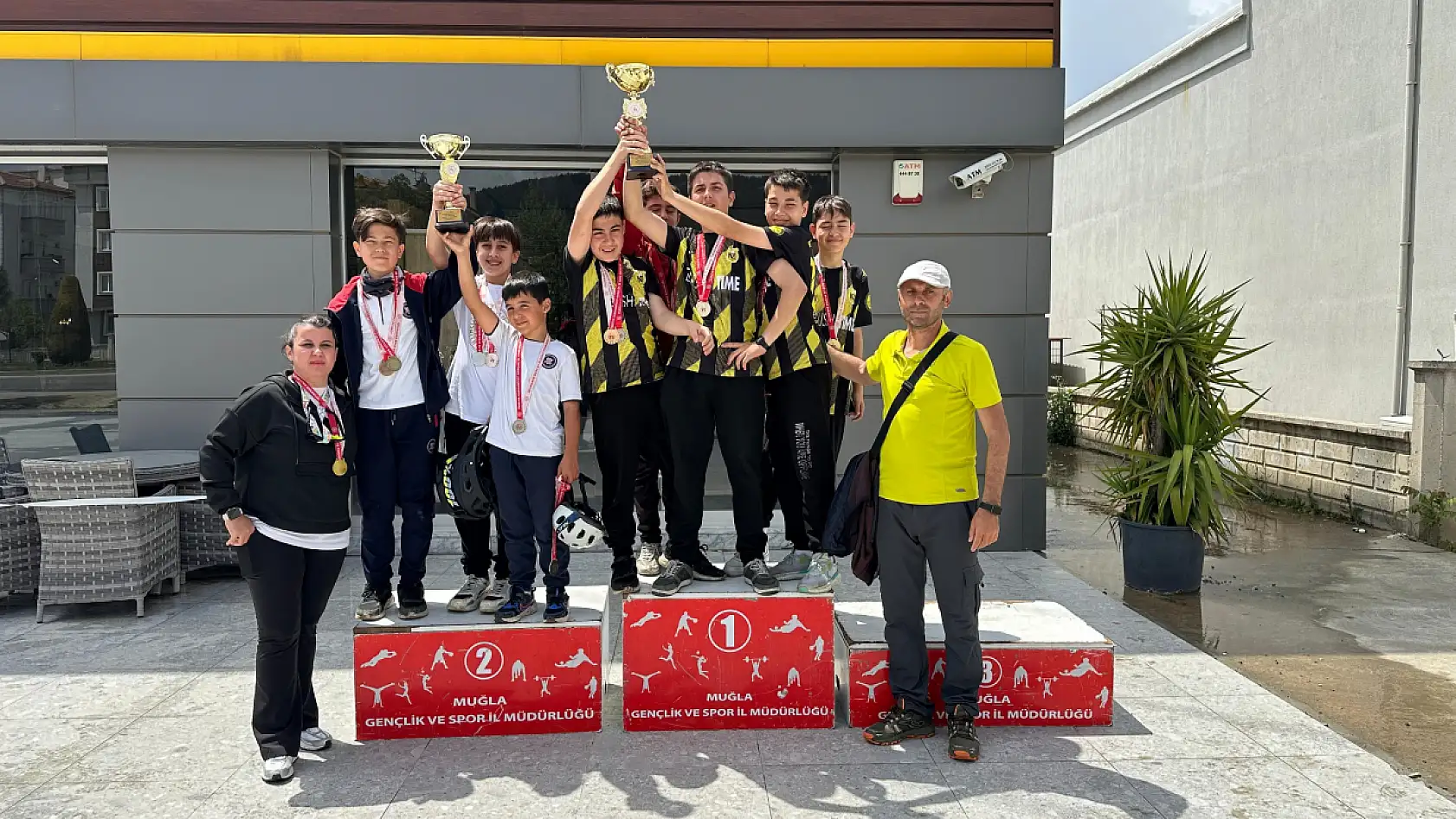 Muğla'da 87 sporcunun mücadelesi nefes kesti