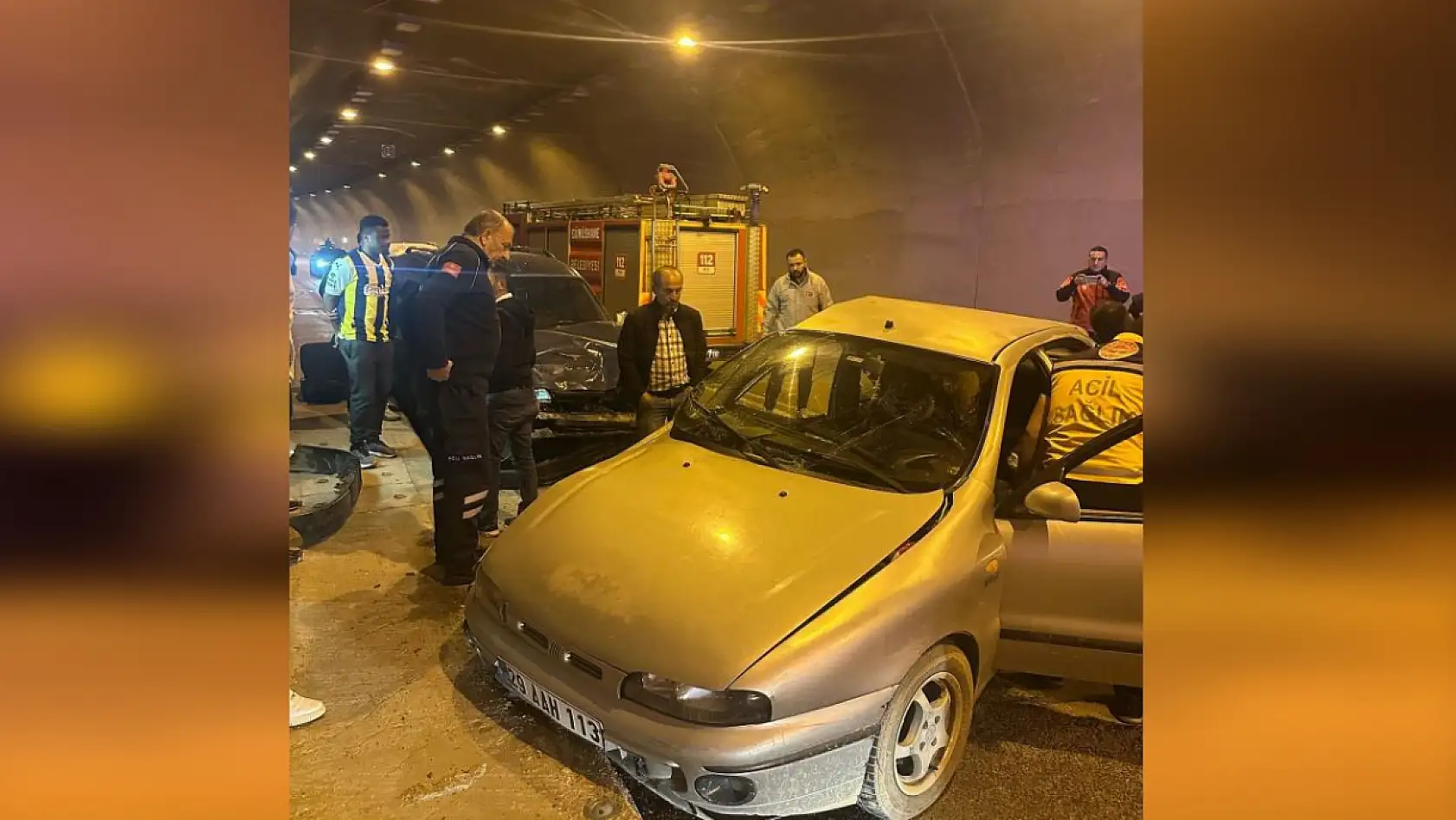 Tünelde korkunç anlar! Sürücü kaçtı, çocuklar yaralandı!