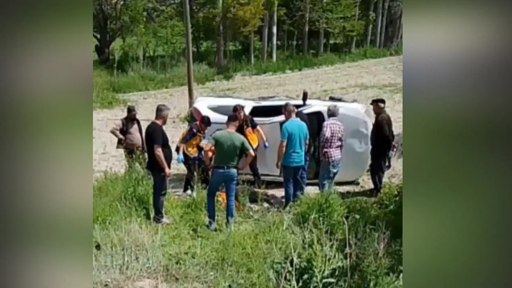 Burdur-Fethiye Yolu'nda feci kaza! 23 yaşındaki sürücü hastaneye kaldırıldı