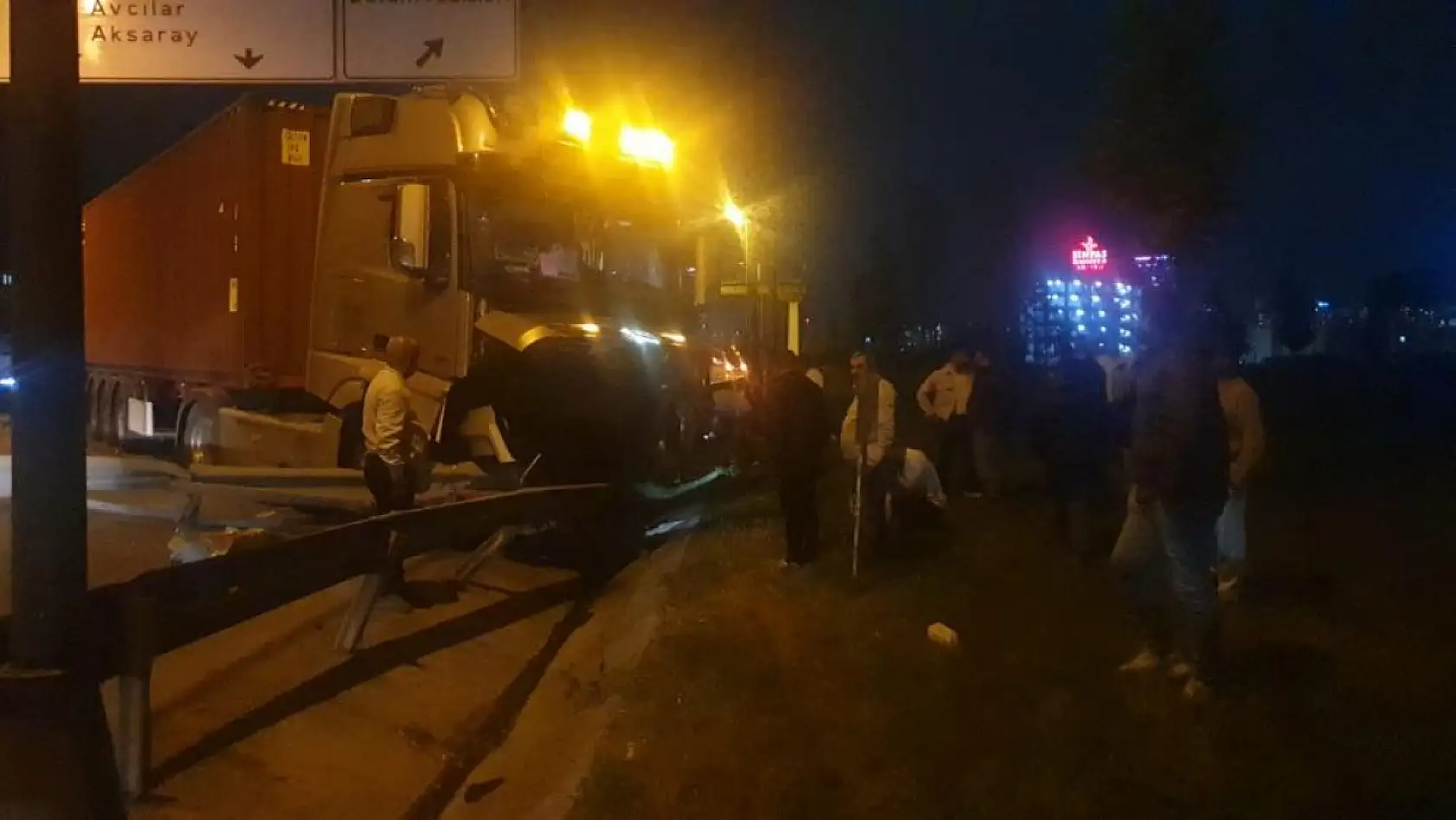 Liman yolunda feci kaza: 1 kişi hayatını kaybetti
