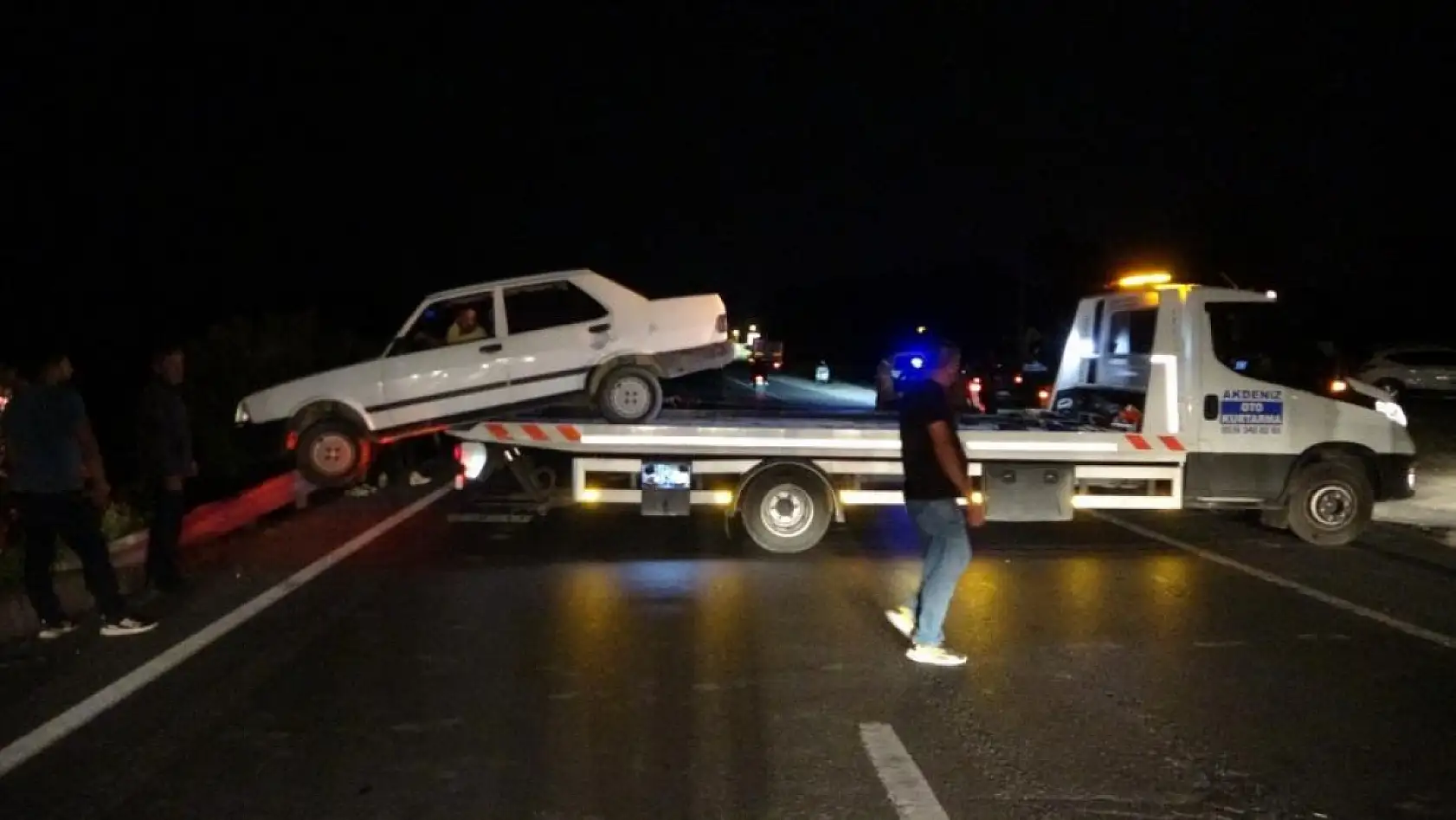 Facianın eşiğinden dönülen kazayı burunları bile kanamadan atlattılar