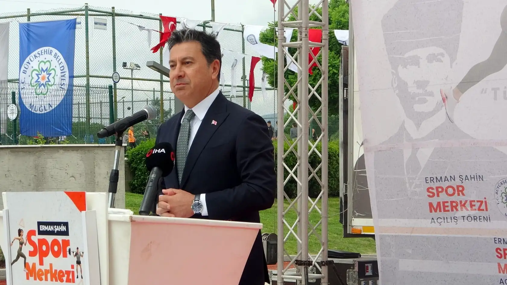 Muğla'daki spor merkezi törenle hizmete açıldı