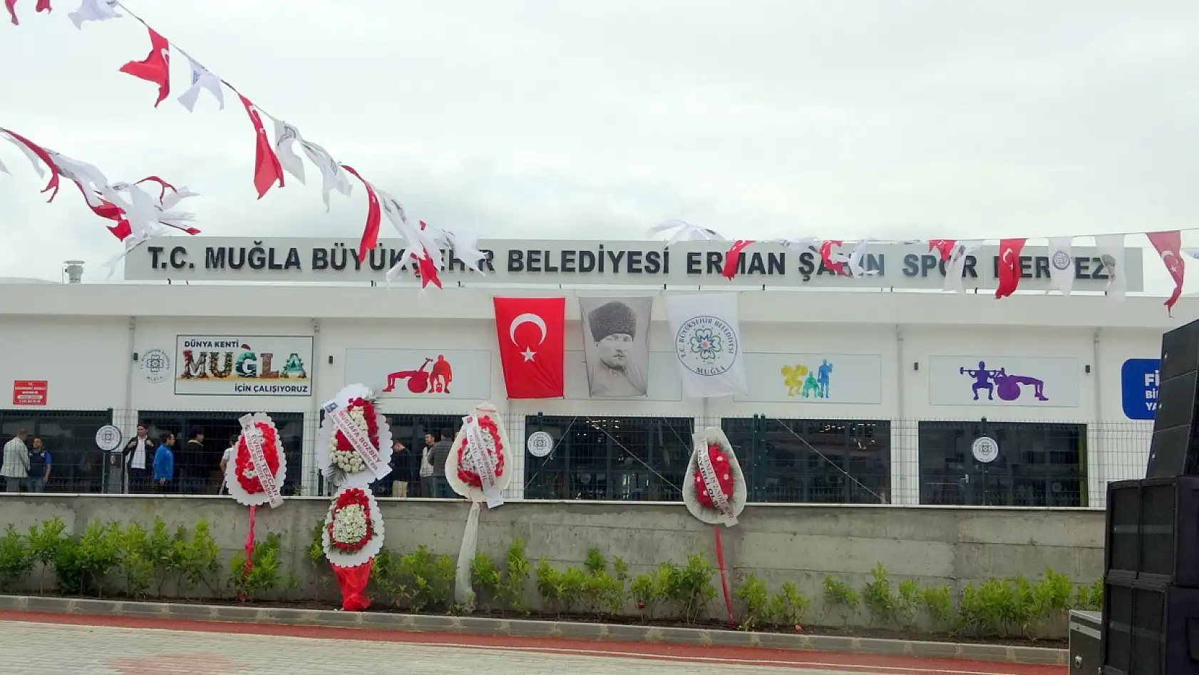 Muğla'daki spor merkezi törenle hizmete açıldı