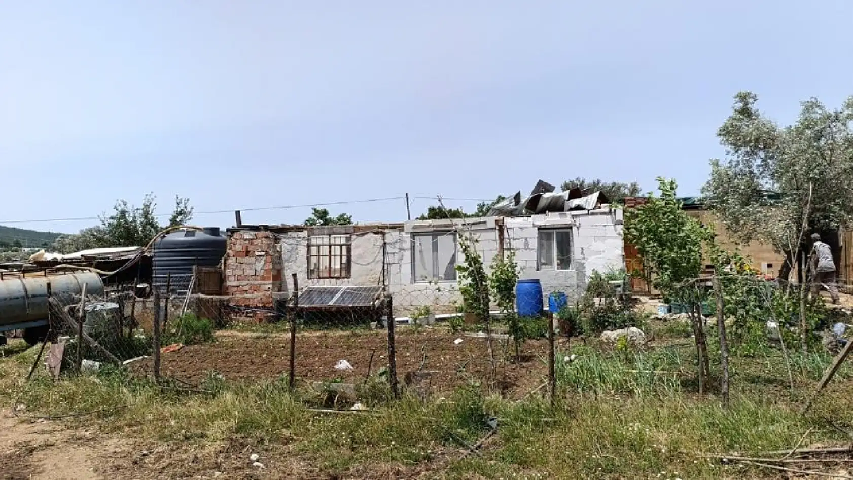 Bodrum'u fırtına vurdu