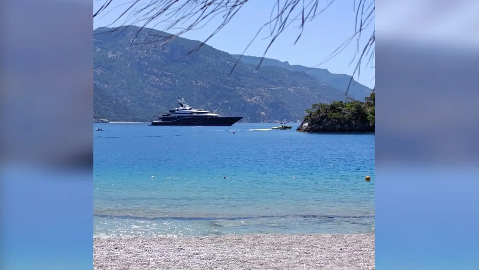 Ultra lüks yat 'Solandge' Fethiye'de