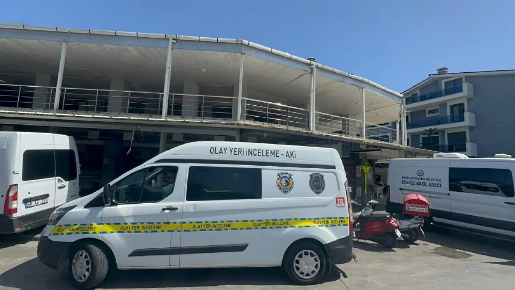 Marmaris'te pazar yerinde şüpheli ölüm