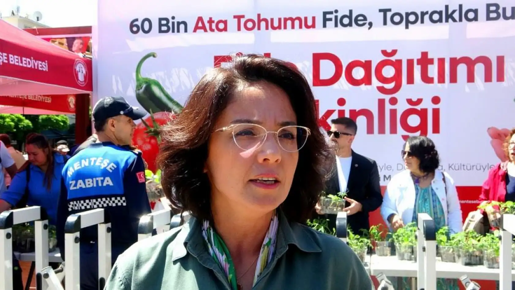 Menteşe Belediyesi 60 bin fide dağıttı