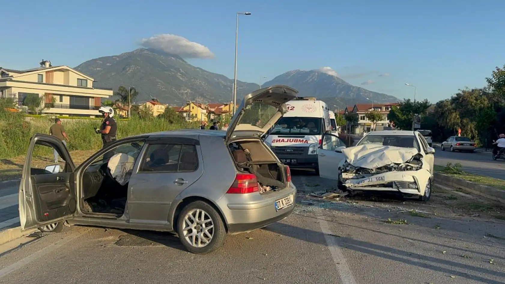 Fethiye'de feci trafik kazası: 1 ölü, 3 yaralı