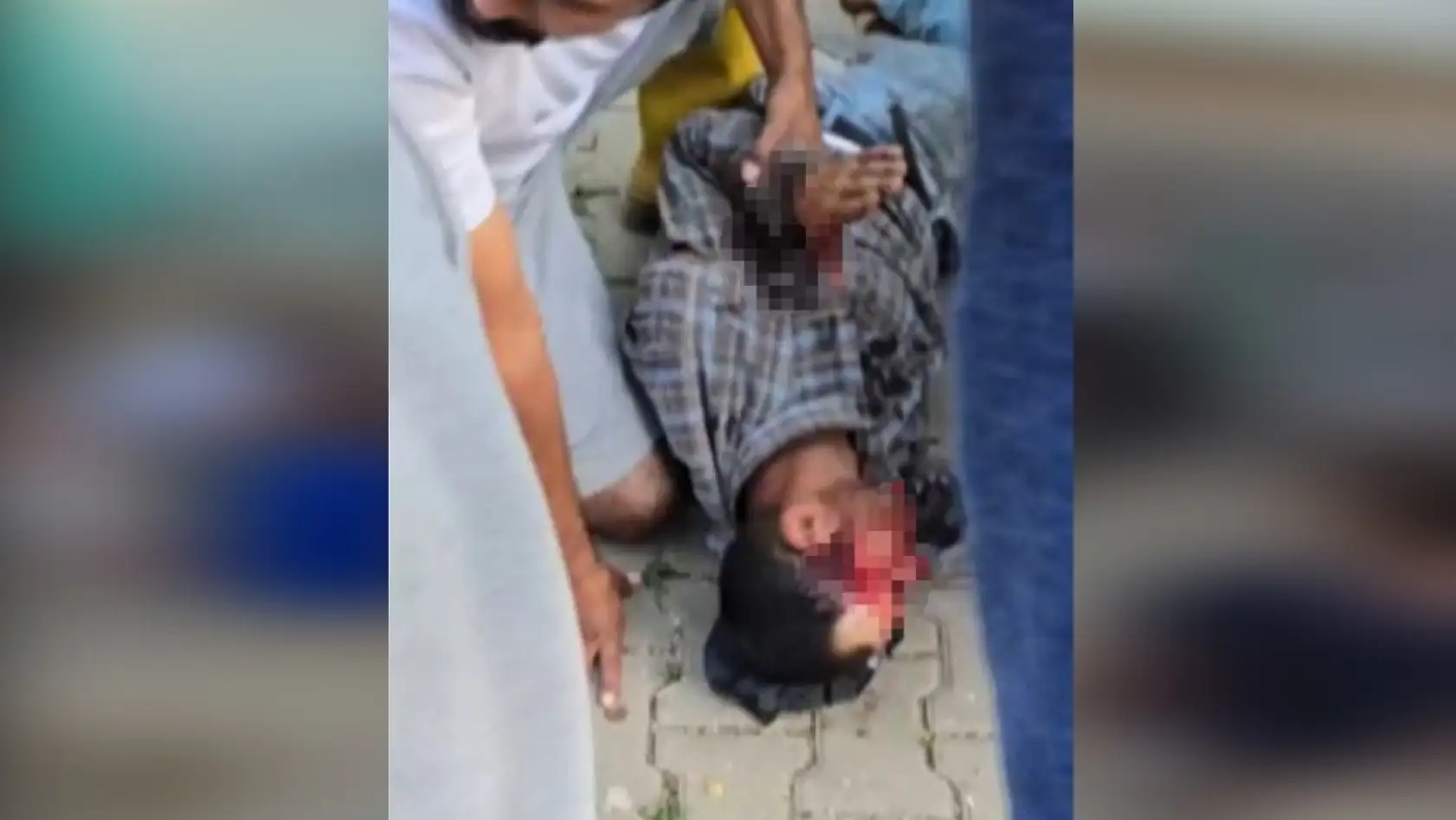 Saman yüklü römorkun altında kalan 1 kişi öldü