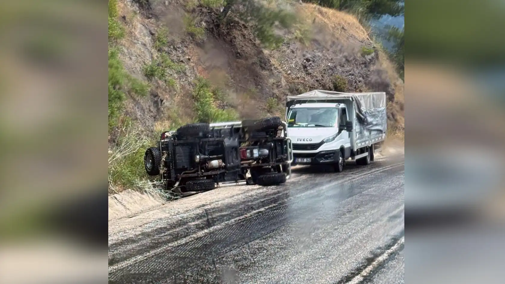 Marmaris-Datça Karayolu'nda kaza: 2 yaralı