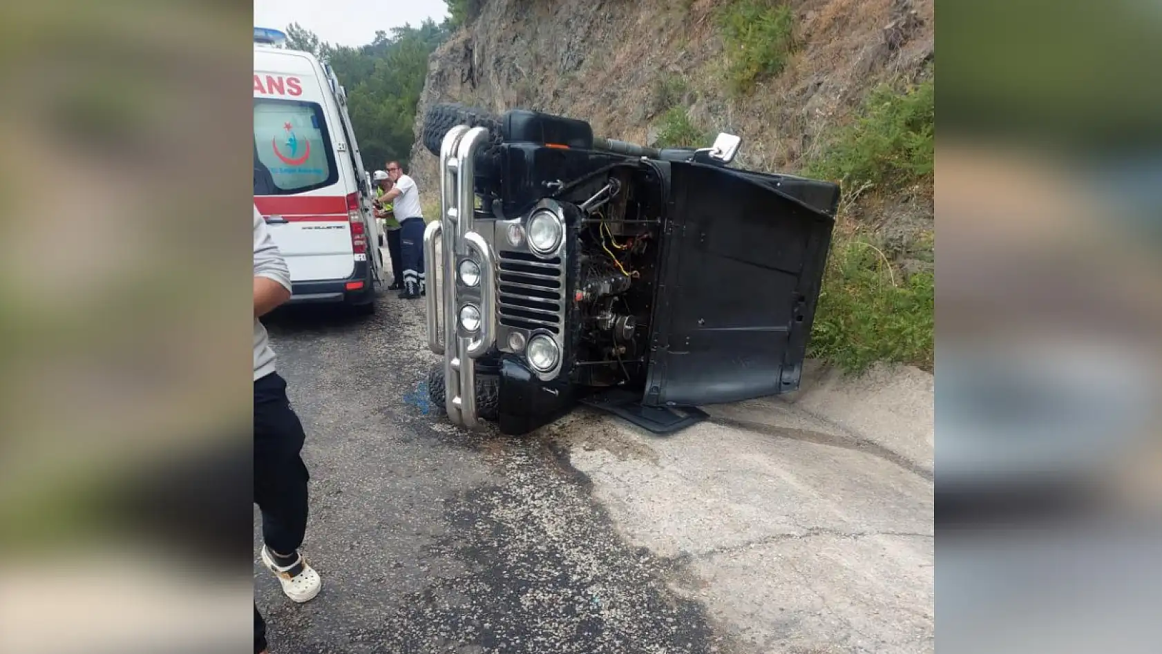 Marmaris-Datça Karayolu'nda kaza: 2 yaralı
