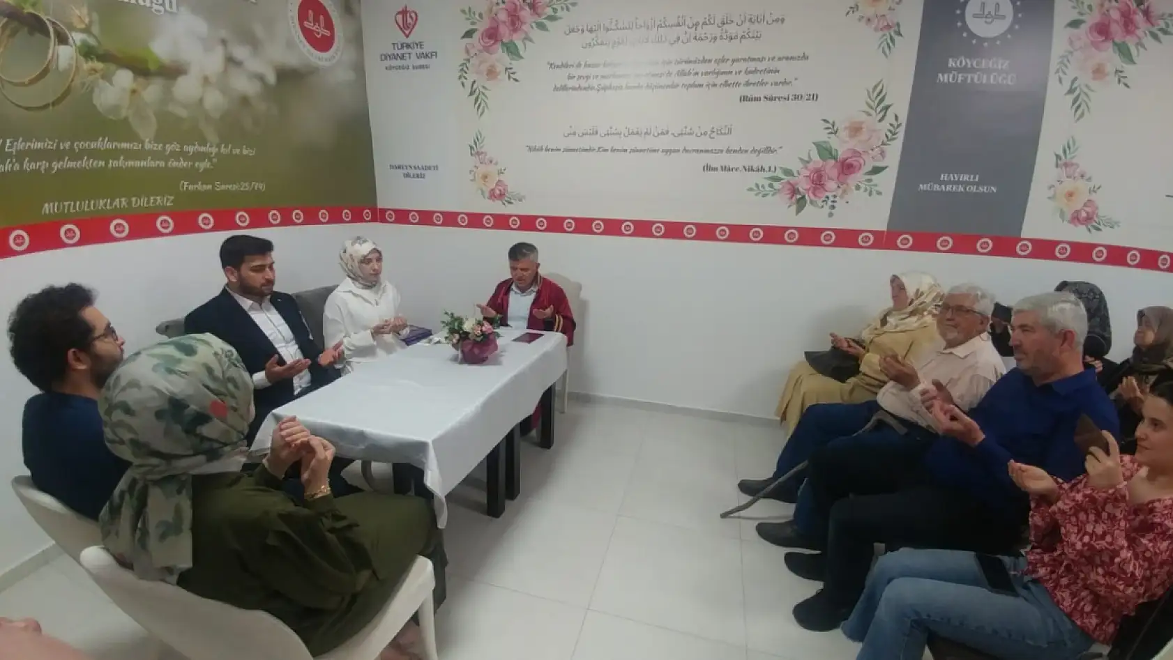 Köyceğiz Müftülüğü'nün yeni nikah salonu açıldı