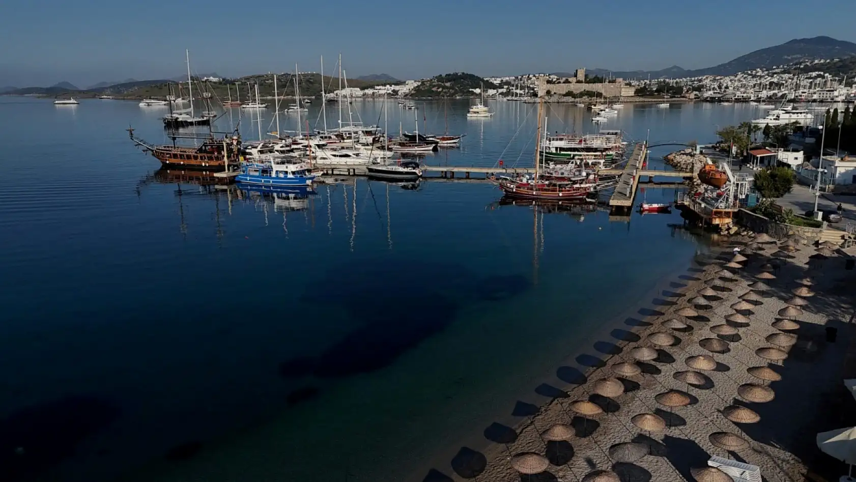 Bodrum'da halk plajları sezona hazır