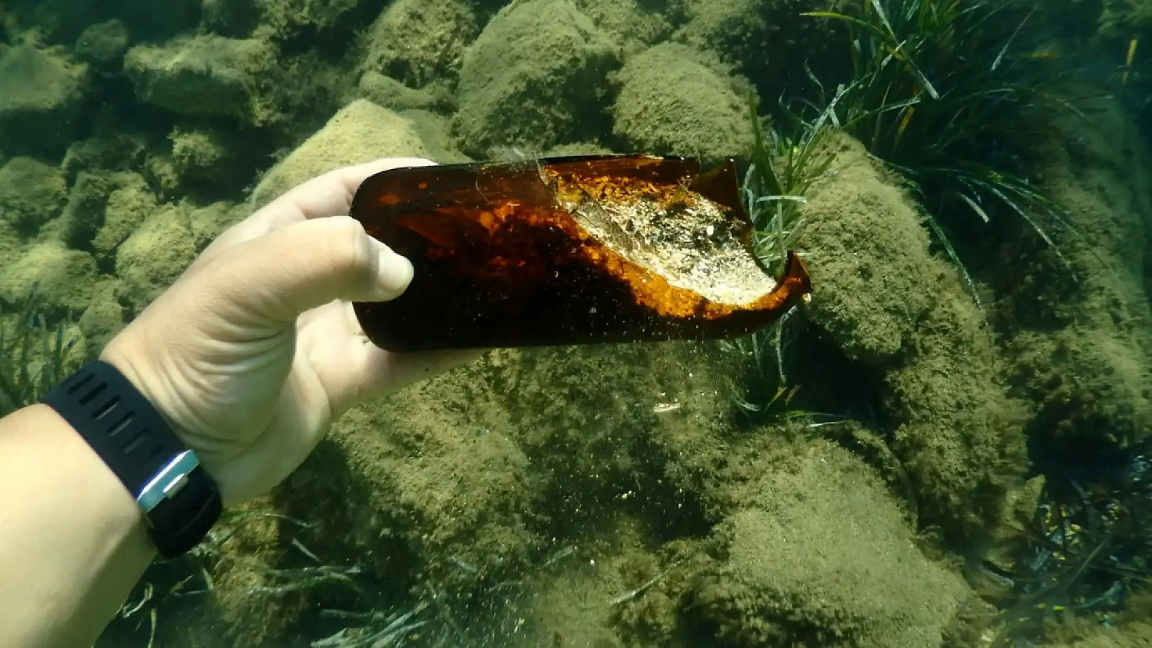 Deniz dibi temizliği Turgutreis'te devam etti