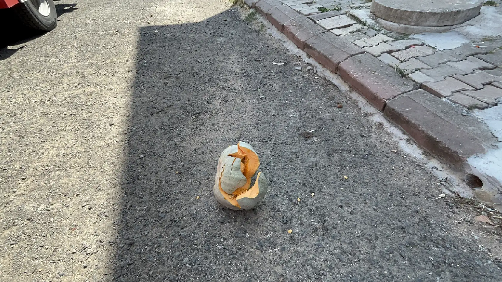 4 aylık bebeği rehin aldı, 'yaklaşmayın' diyerek balkondan bal kabağını fırlattı