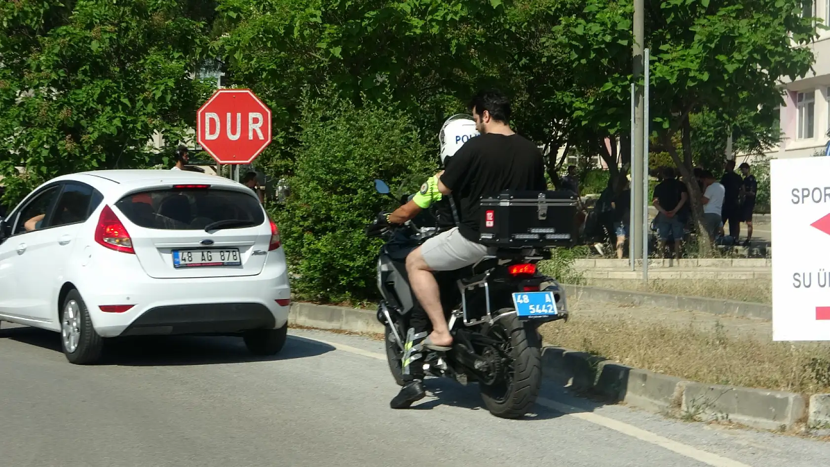 Muğla'da sınav maratonuna polis desteği