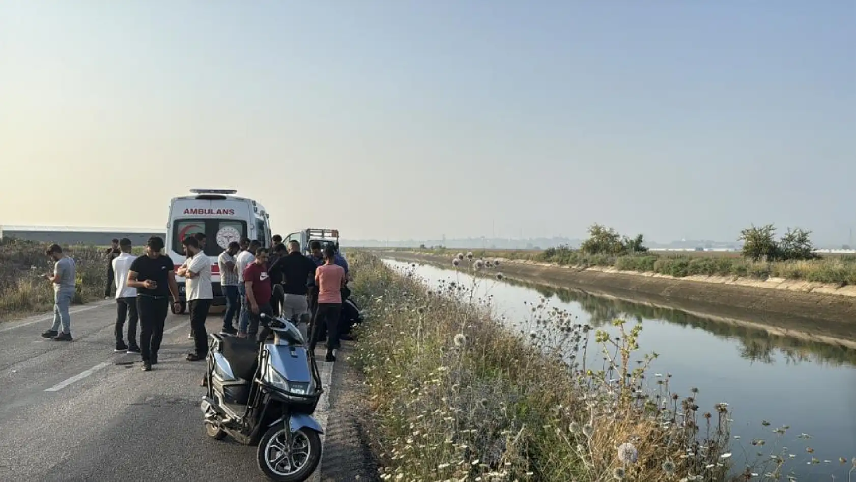 Bisikleti için kanala girmişti, cansız bedeni bulundu