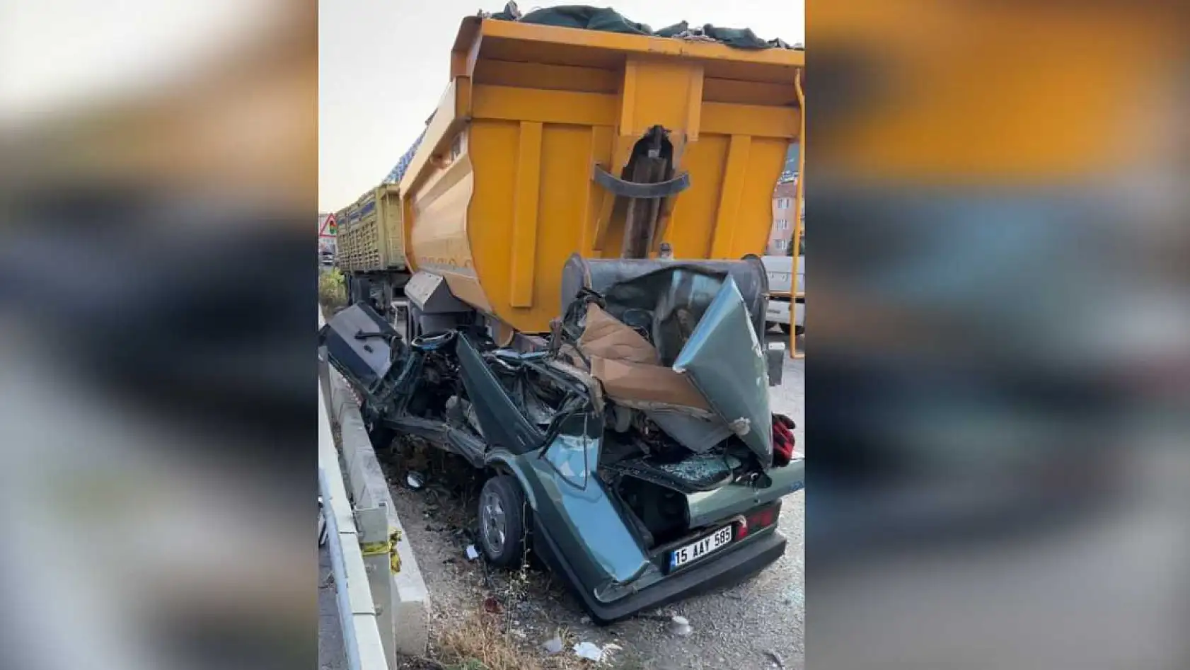 Antalya-Burdur Karayolu'nda feci kaza: 18 yaşındaki sürücü hayatını kaybetti