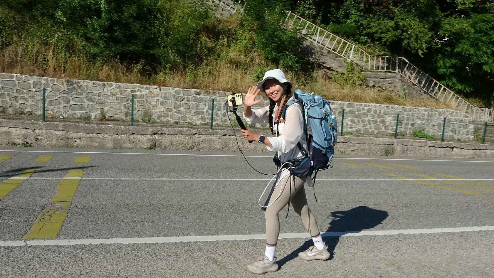 Türkiye'yi dolaşan Güney Koreli gezgin, Ordu'ya ulaştı: 'Türkiye çok güzel'