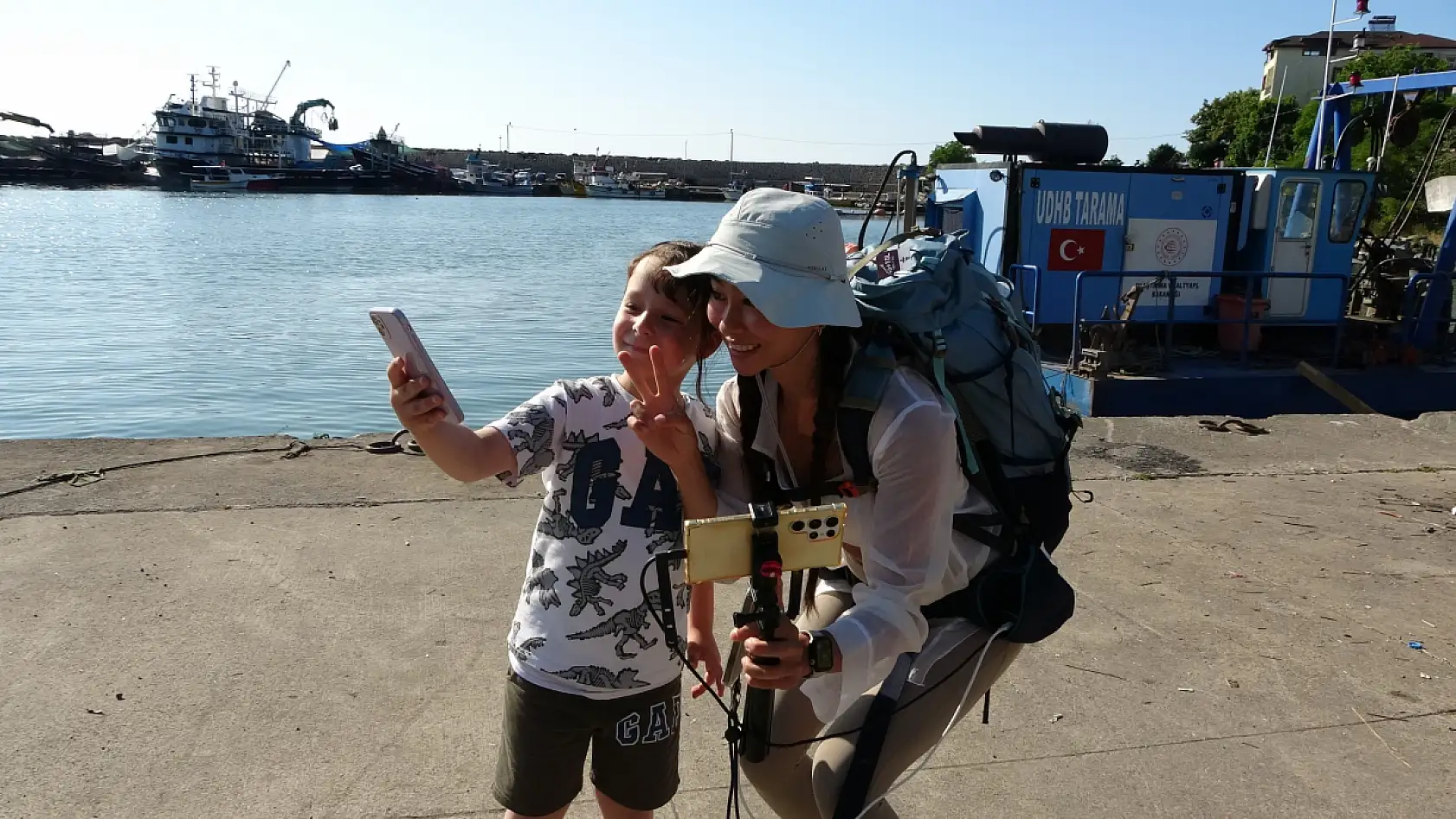 Türkiye'yi dolaşan Güney Koreli gezgin, Ordu'ya ulaştı: 'Türkiye çok güzel'