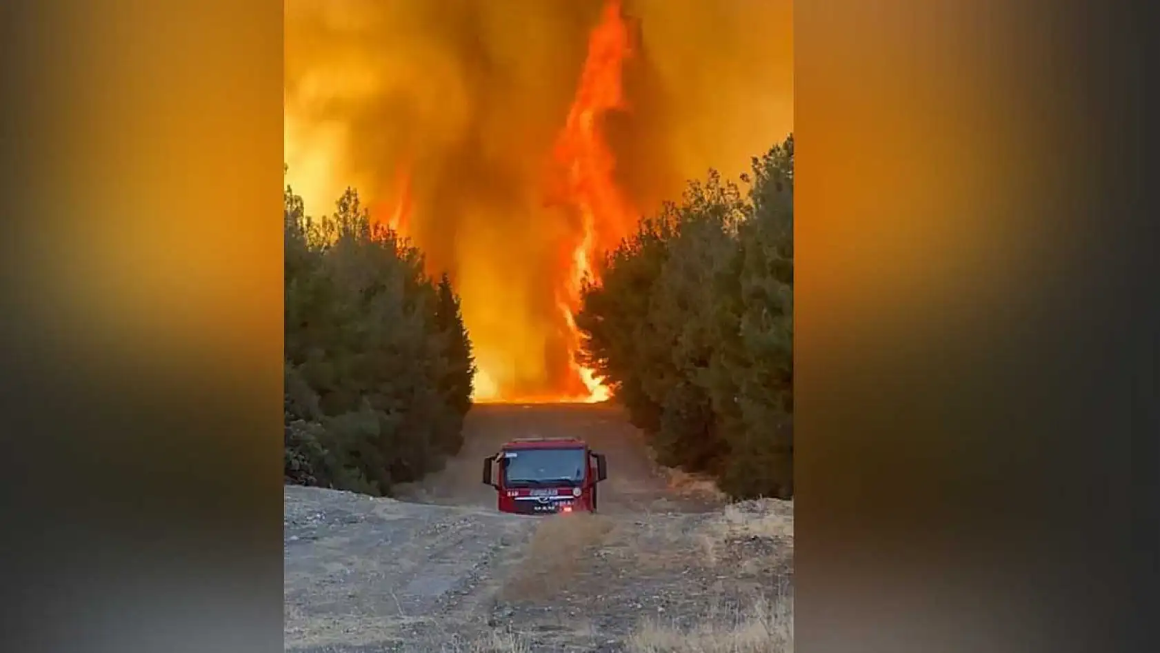 İzmir Foça'da yangın devam ediyor
