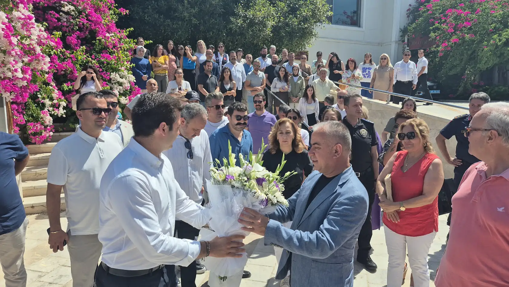 Bodrum Kaymakam Çit ve ailesine veda etti