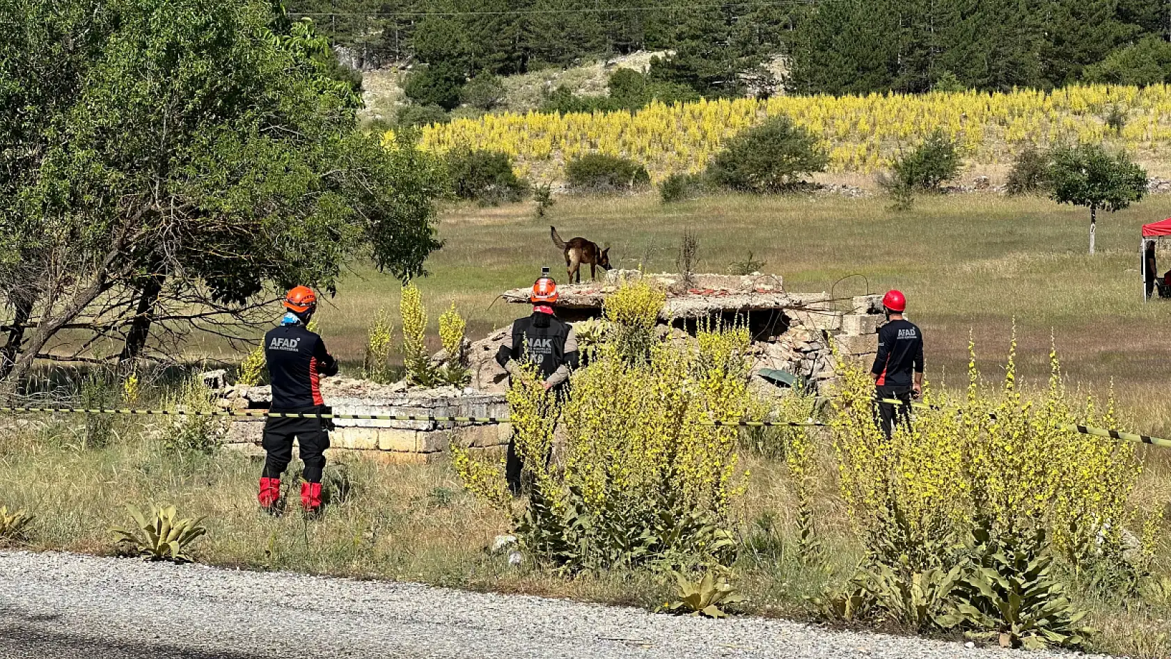 Muğla'da gerçeği aratmayan deprem tatbikatı
