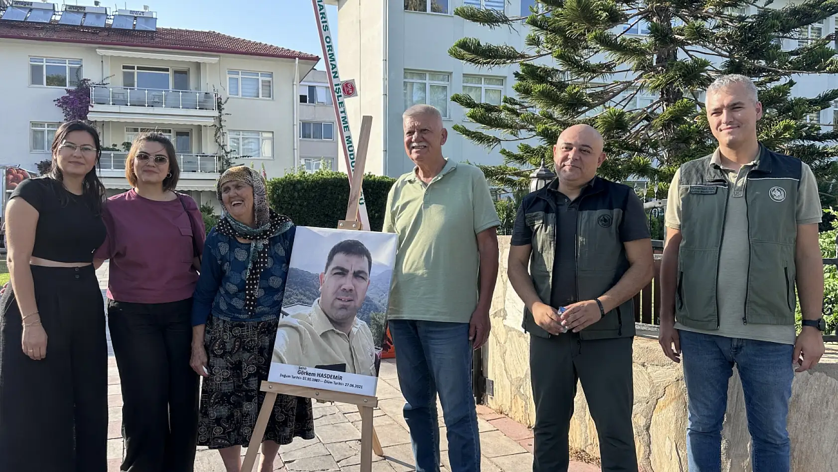 Marmaris'te şehit olan orman işçisi Görkem Hasdemir dualarla anıldı