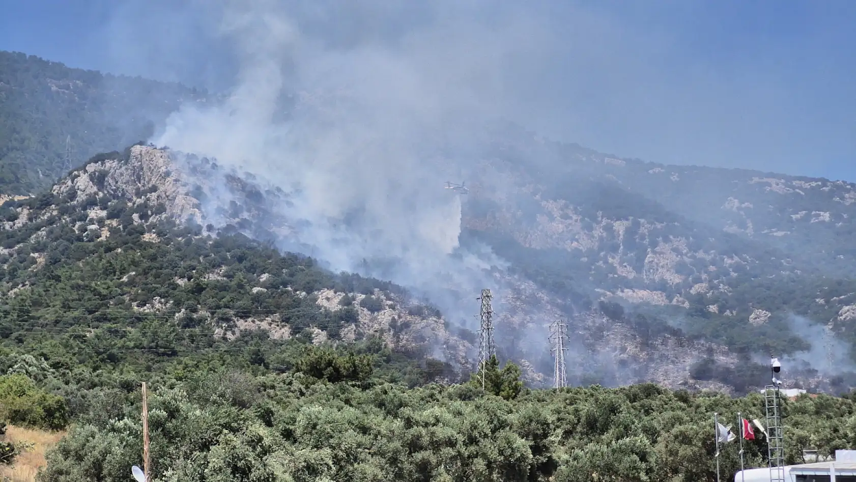 Bodrum'daki yangın kontrol altına alındı