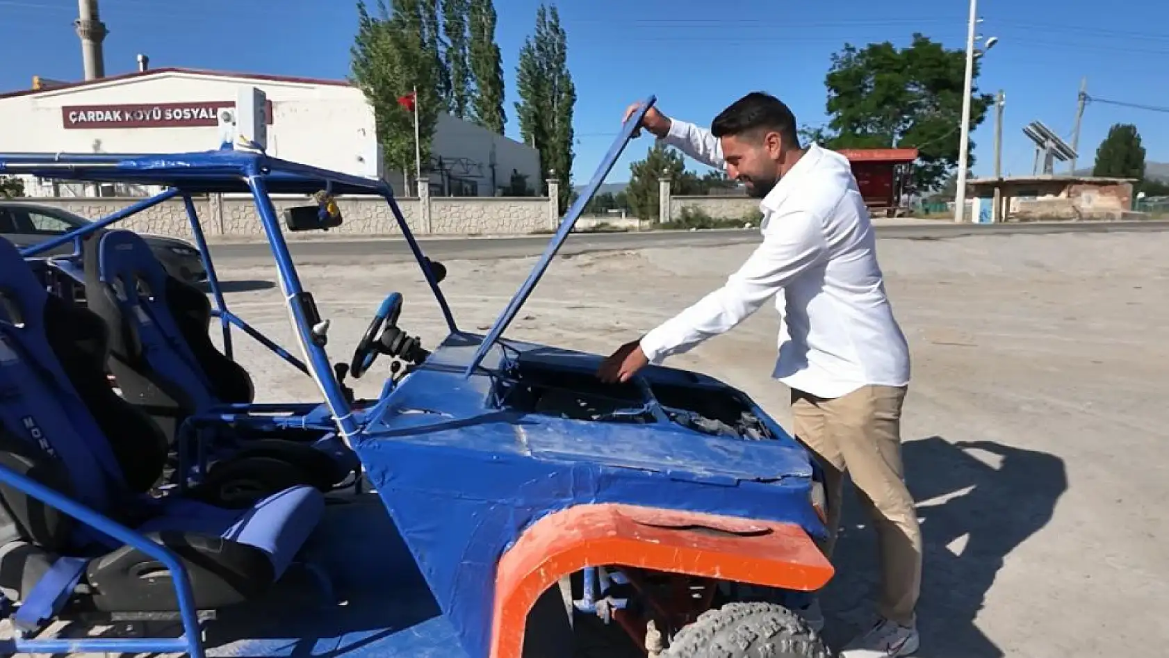 Su borularıyla arazi aracı üretti: 80 kilometre hıza ulaşıyor