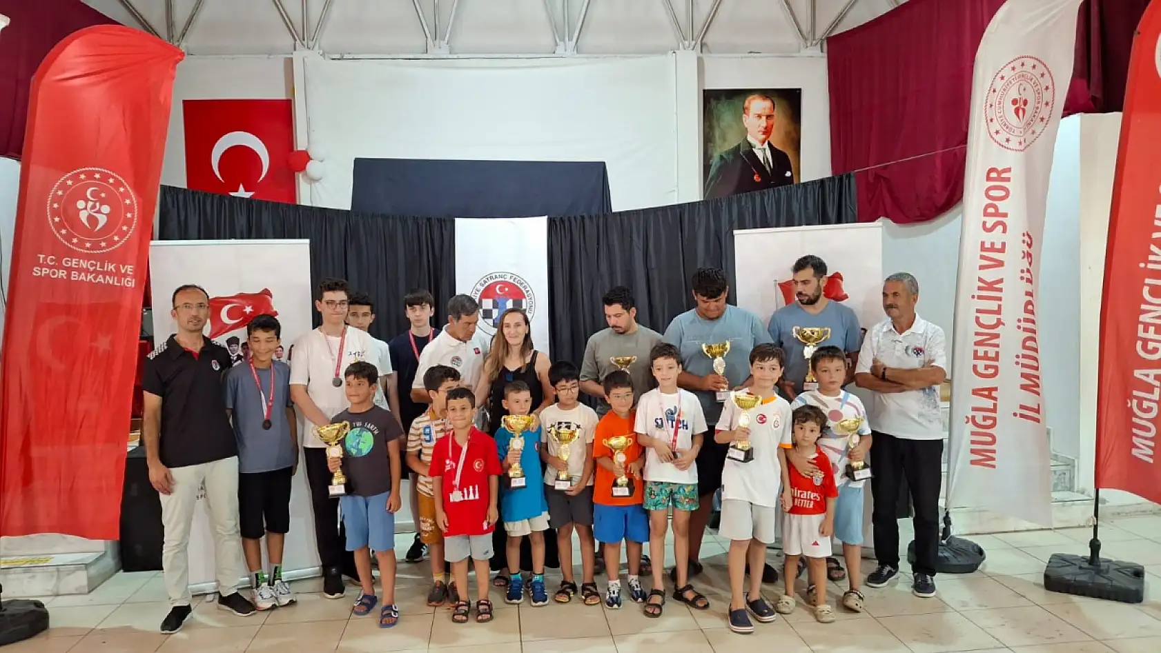 Ula'da satranç heyecanı