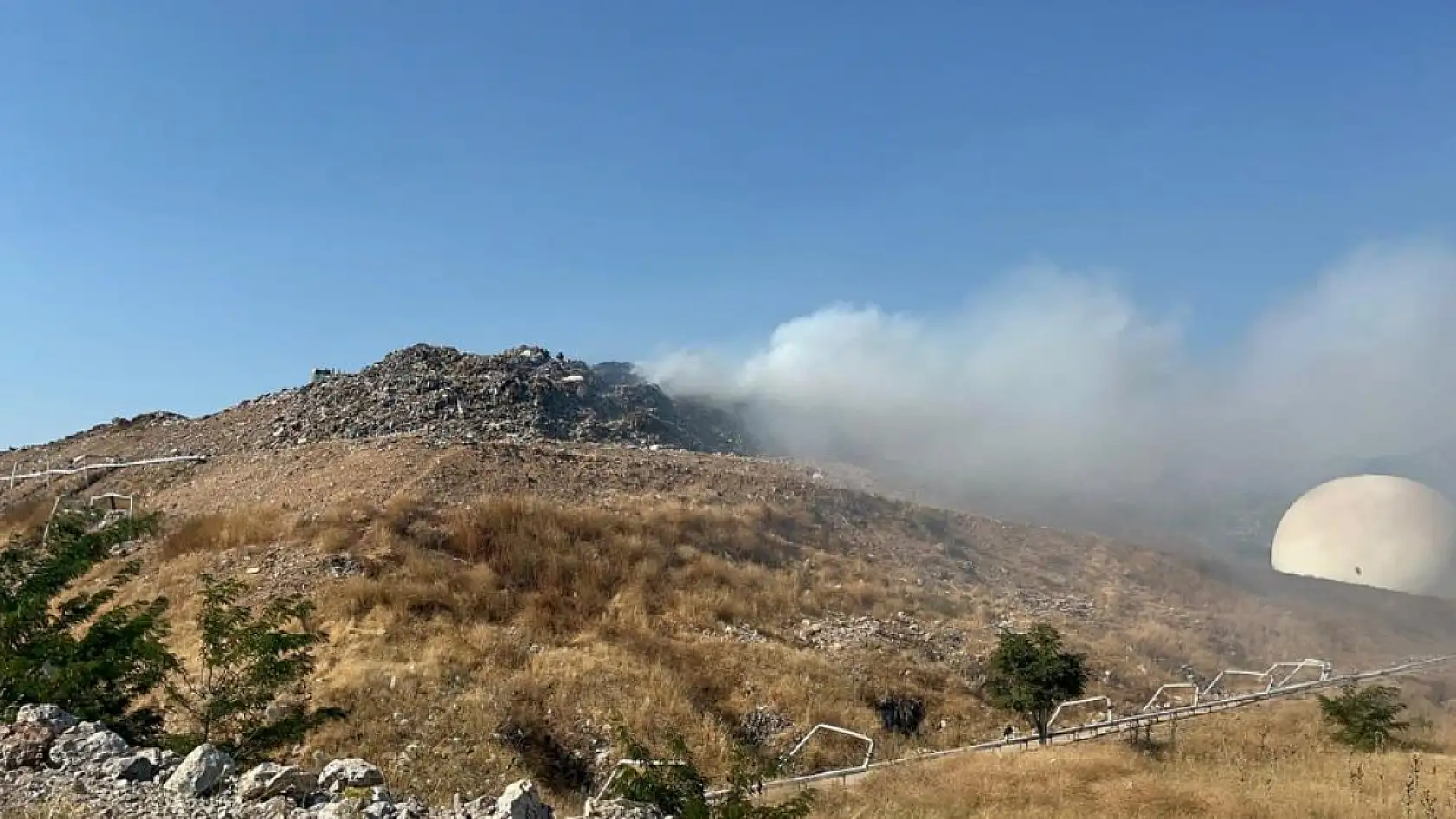 Muğla'da çöplük yangını kontrol altına alındı