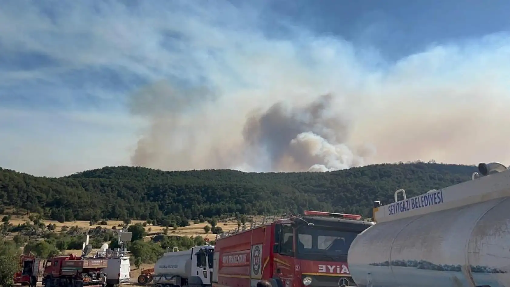 Eskişehir'deki orman yangınında 2 Denizlili ormancı şehit oldu