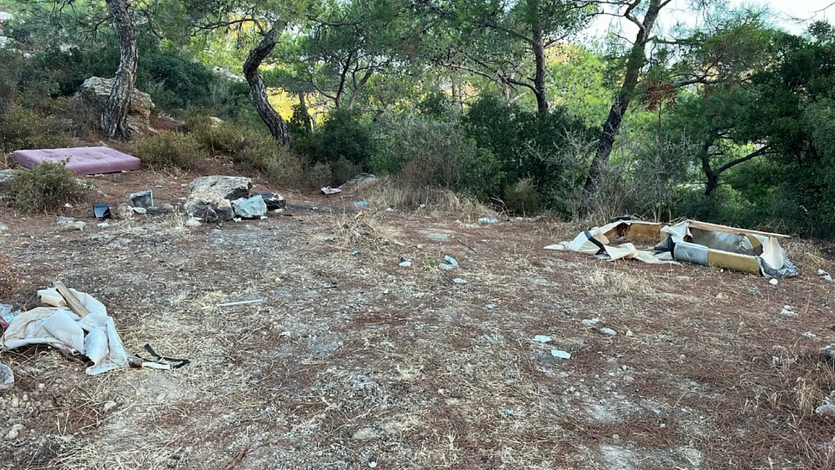 Bodrum'da yangına karşı mücadele sürüyor