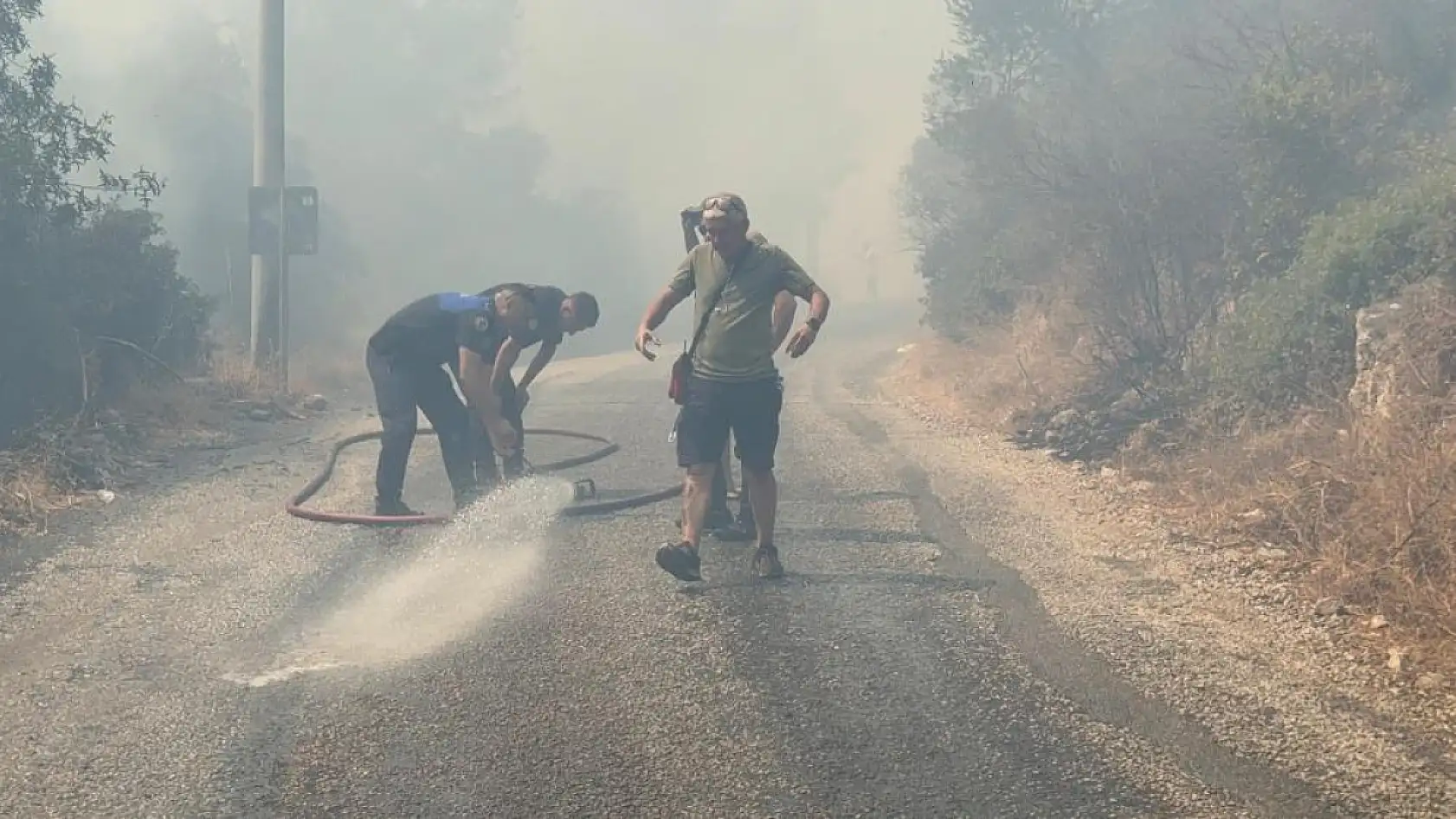 Bodrum'da makilik alanda yangın paniği: 'Havadan ve karadan müdahale sürüyor'