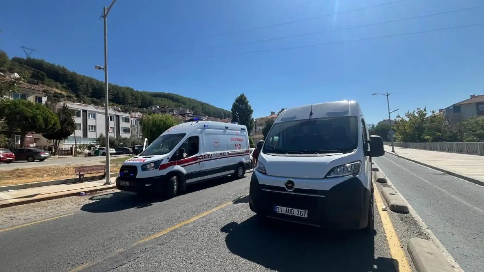Menteşe'de Minibüsün Çarptığı Kadın Yaralandı