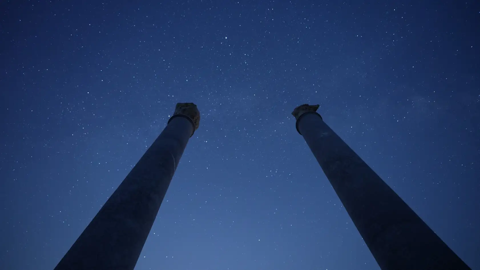 Meteor yağmuru Knidos Antik Kenti'nde görsel şölen oluşturdu