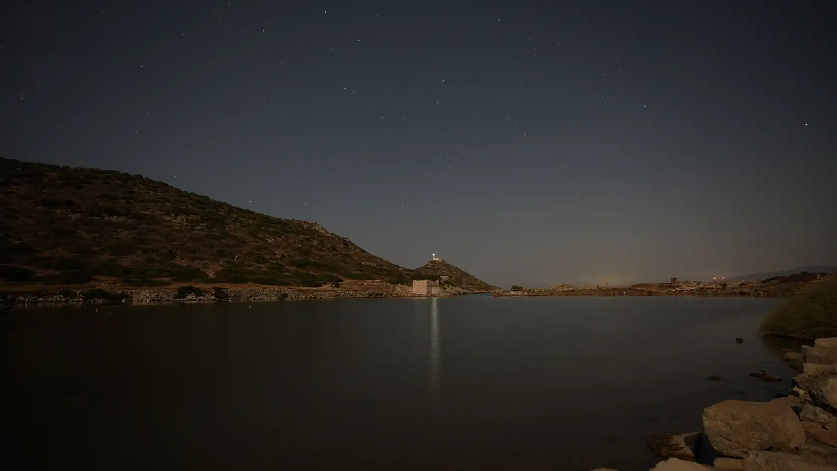Meteor yağmuru Knidos Antik Kenti'nde görsel şölen oluşturdu