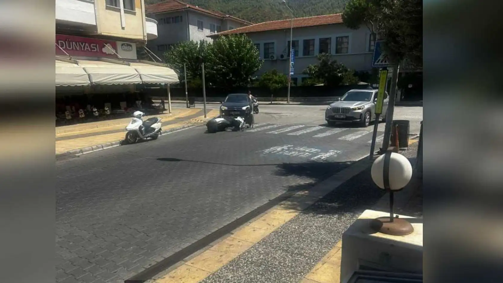 Marmaris'te Motosiklet Kazası