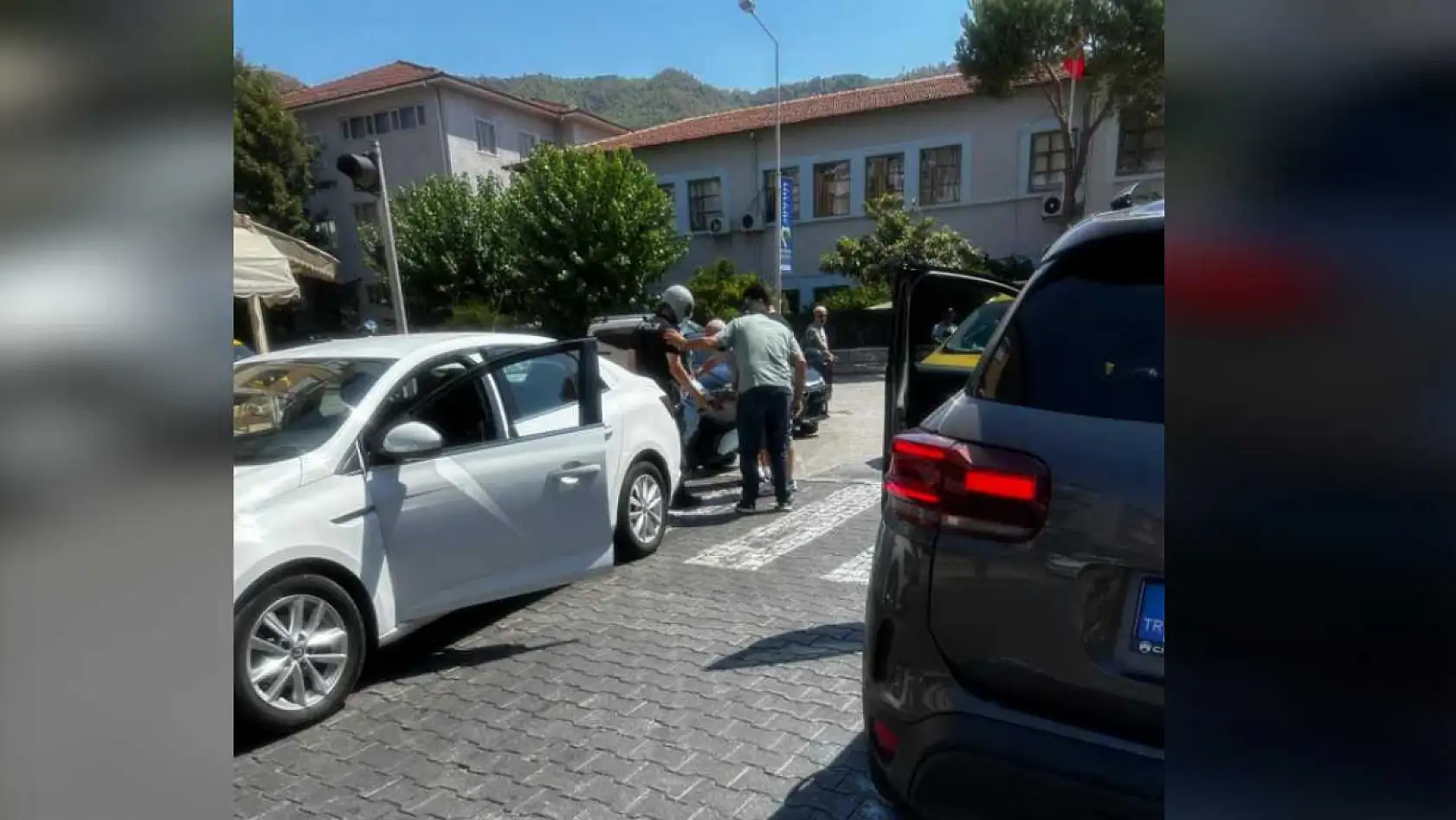 Marmaris'te Motosiklet Kazası