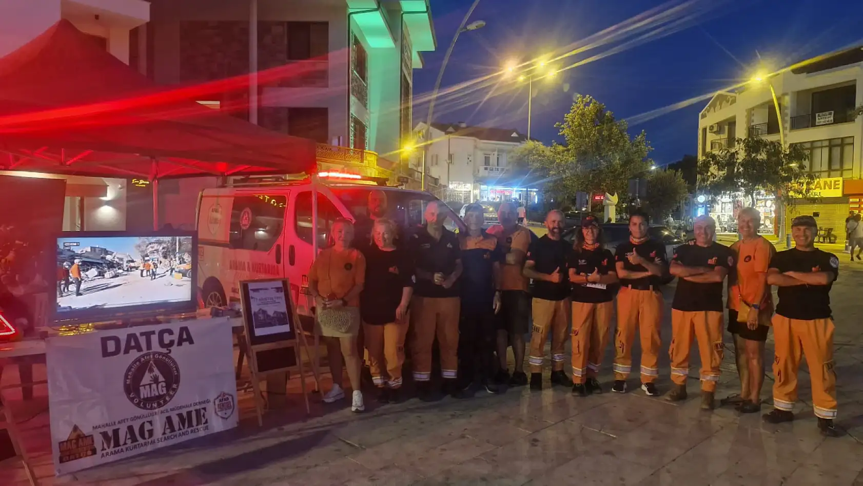 Datça'da 17 Ağustos Marmara Depremi unutulmadı