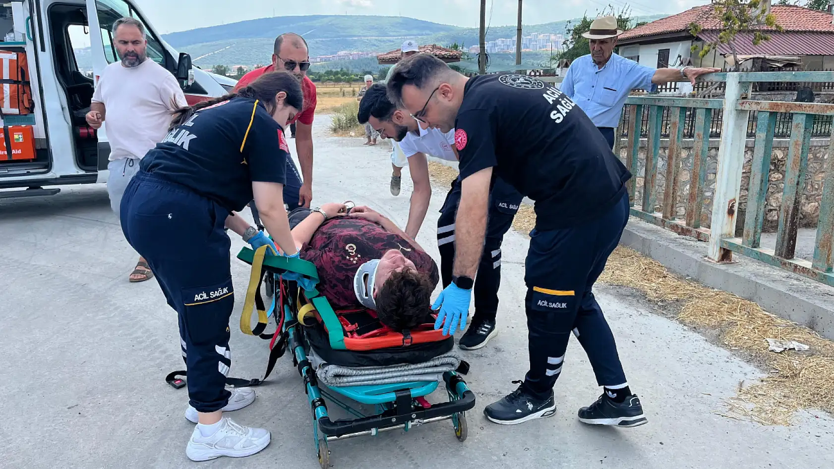 Menteşe'de motosiklet kazası: 1 yaralı