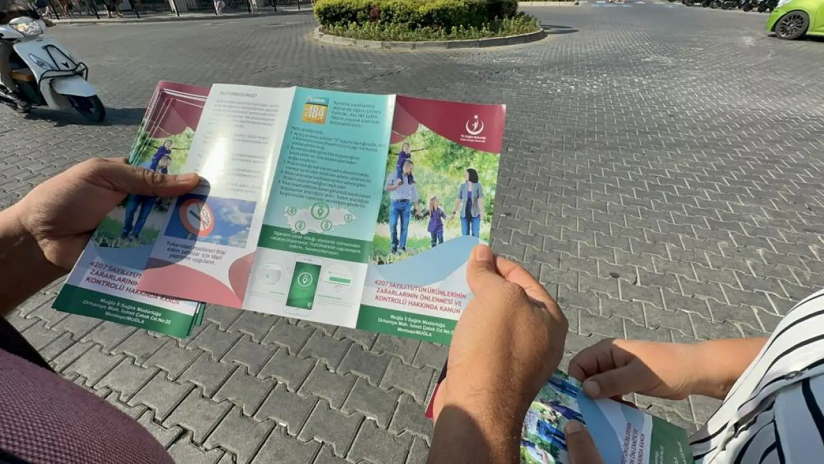 Marmaris'te araçlara tütün kullanımına yönelik denetim