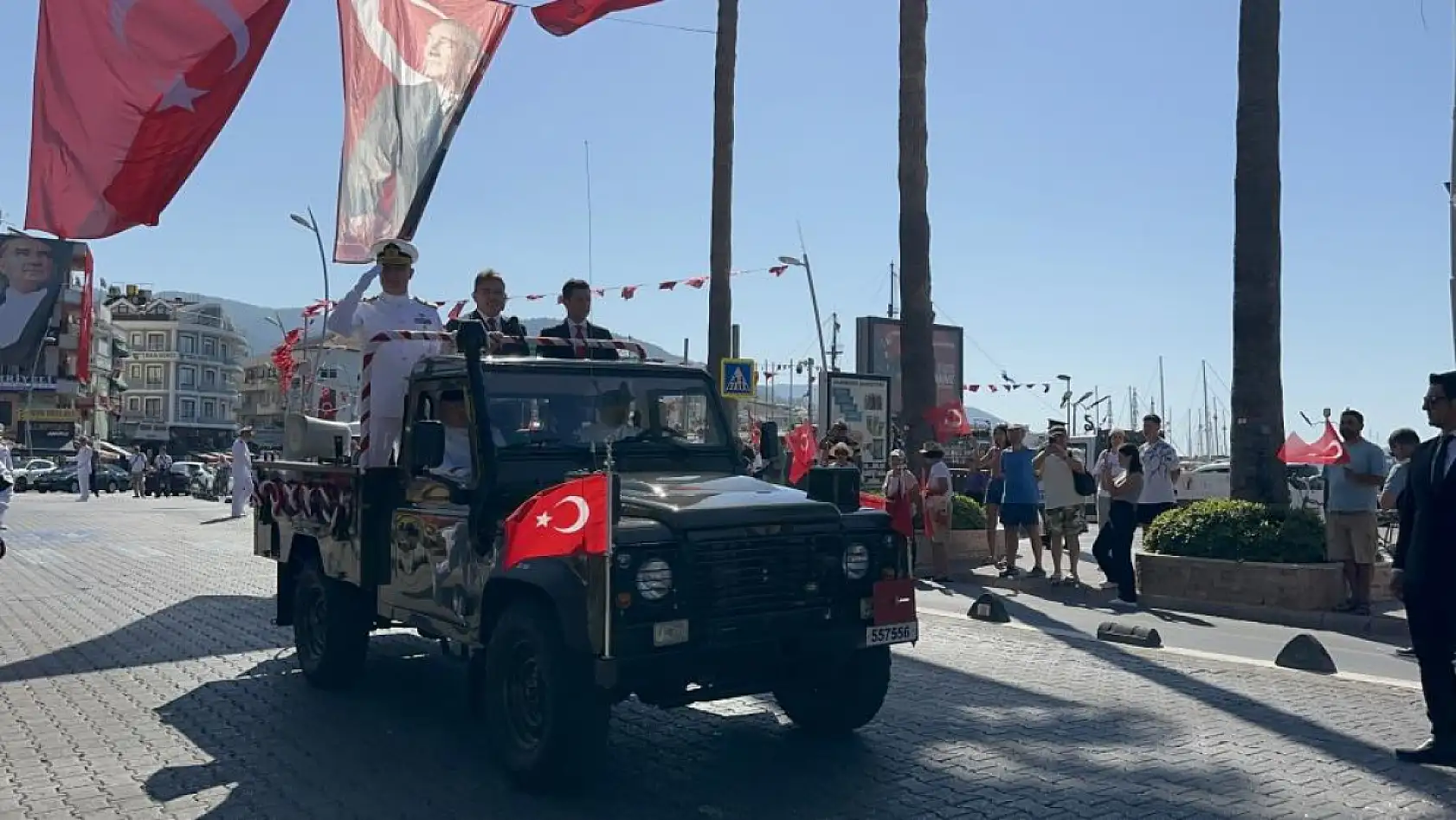 Marmaris'te 30 Ağustos coşkusu yaşandı
