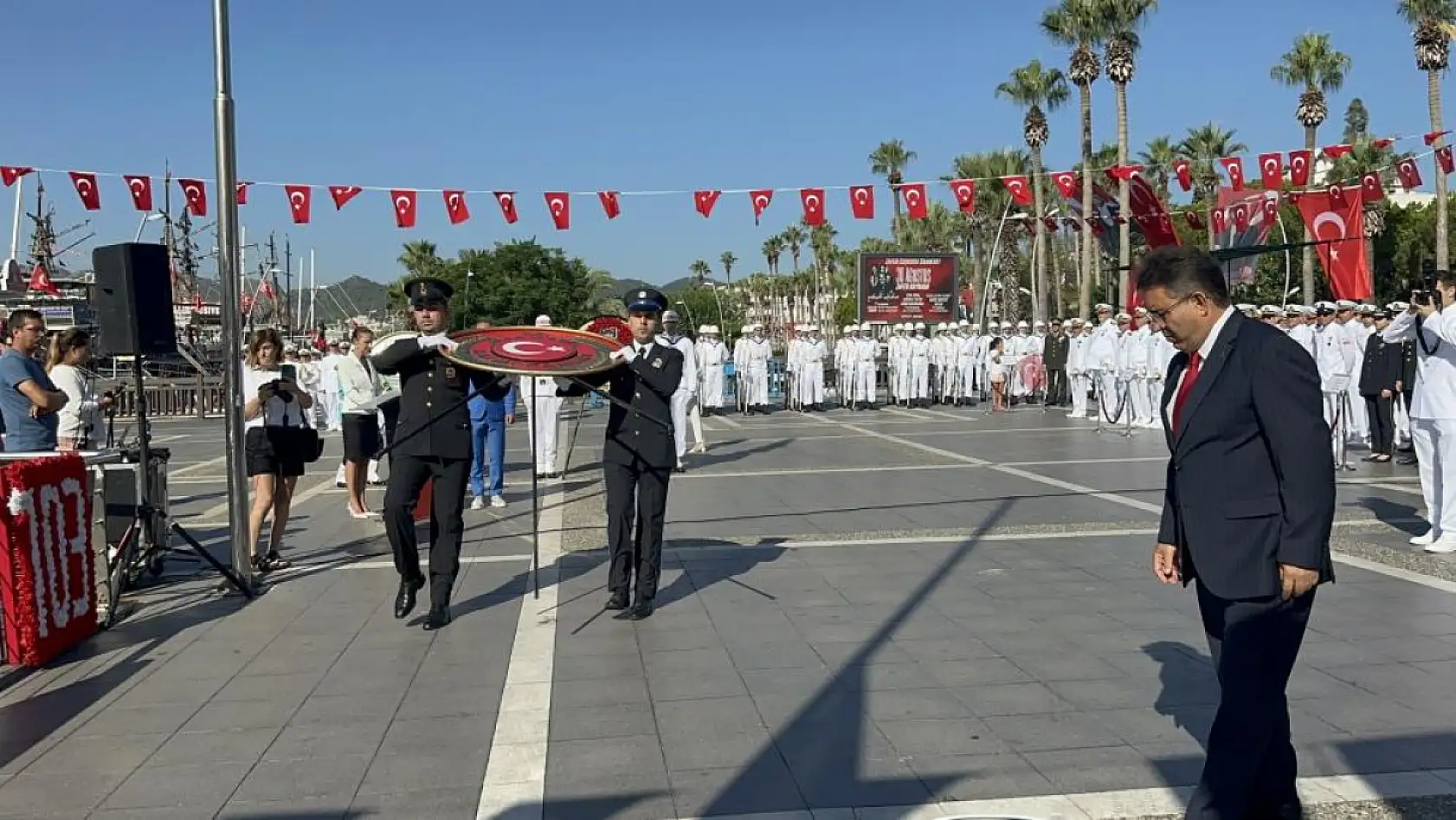 Marmaris'te 30 Ağustos coşkusu yaşandı