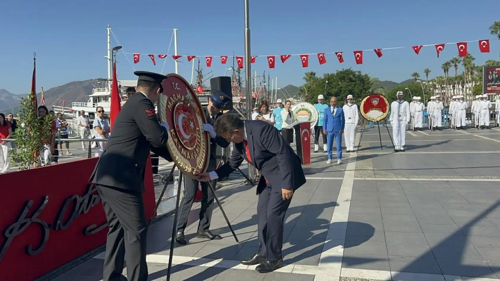 Marmaris'te 30 Ağustos coşkusu yaşandı