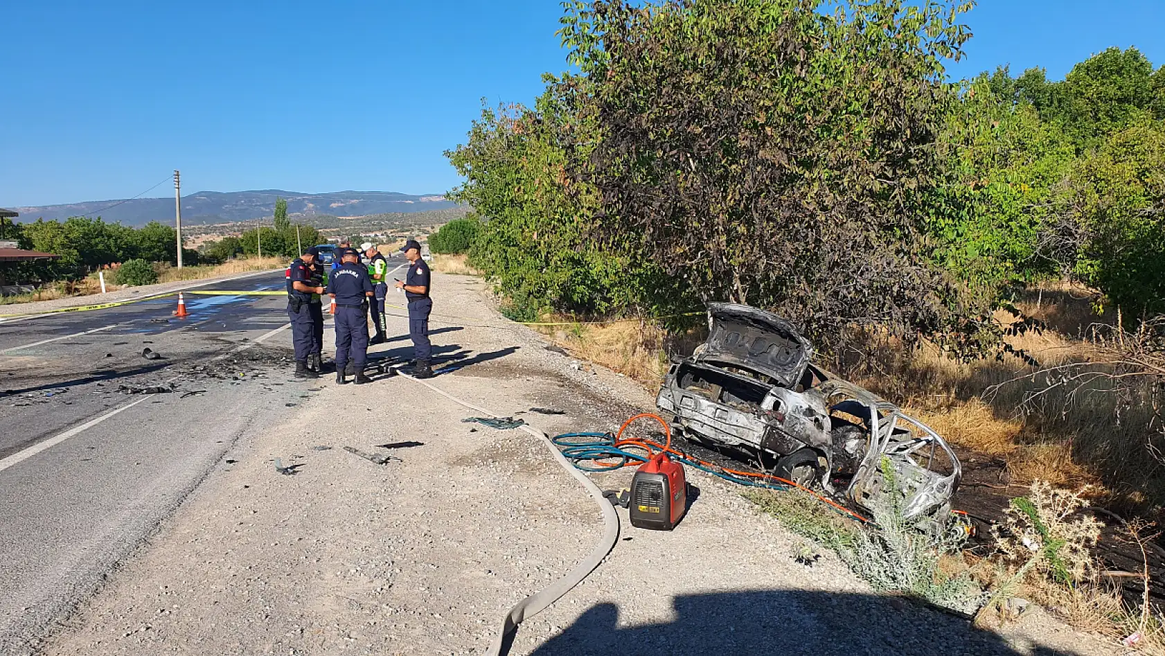 Feci trafik kazası: 3 ölü, 2 yaralı