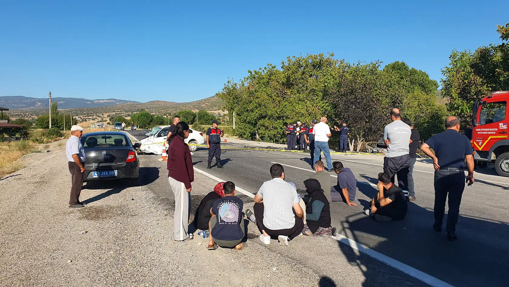 Feci trafik kazası: 3 ölü, 2 yaralı