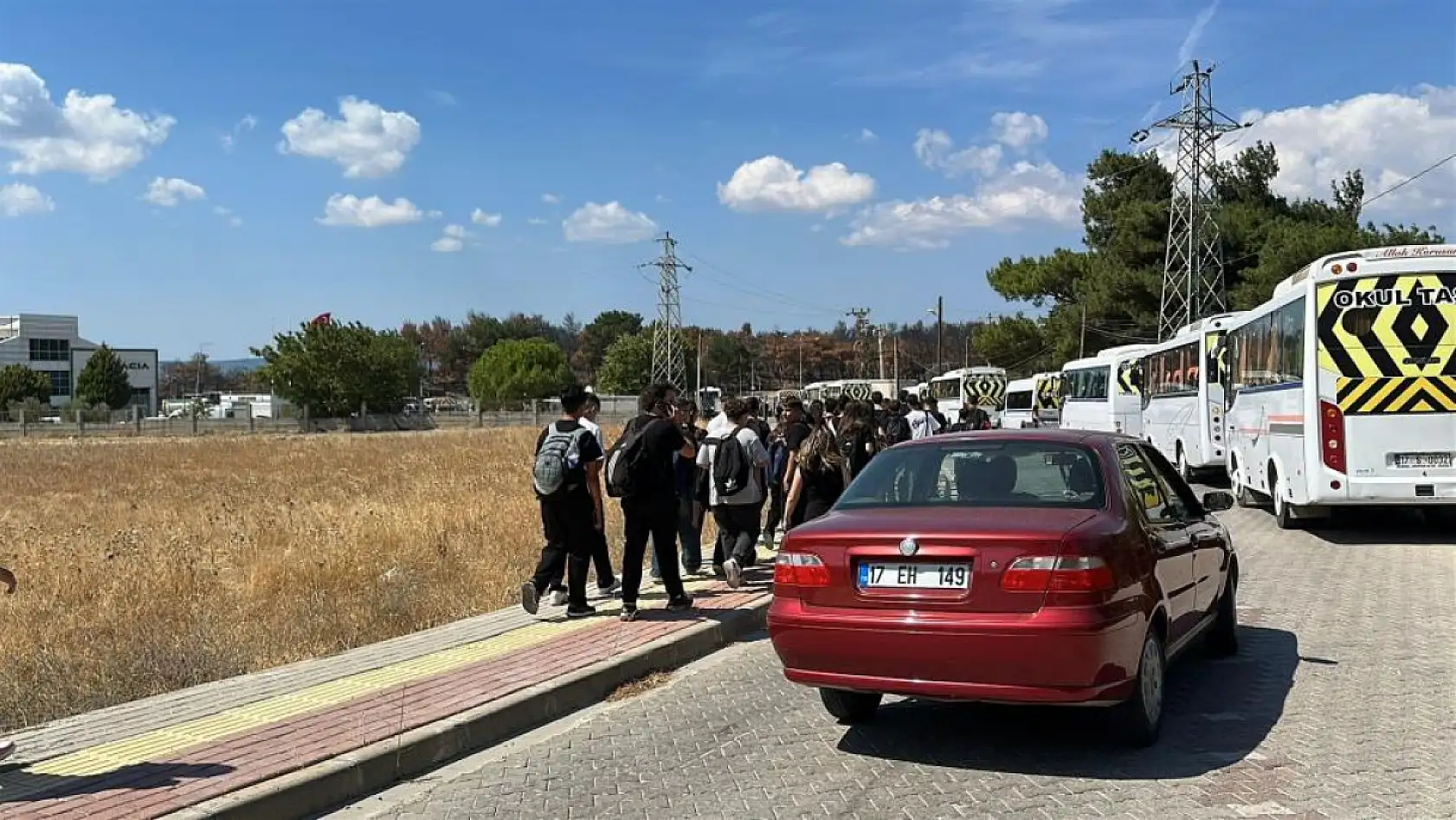 Çanakkale'de orman yangını: 2 okul tahliye edildi